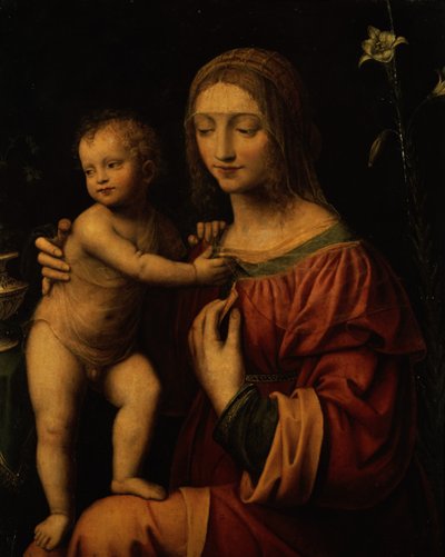 Jungfrau und Kind von Bernardino Luini